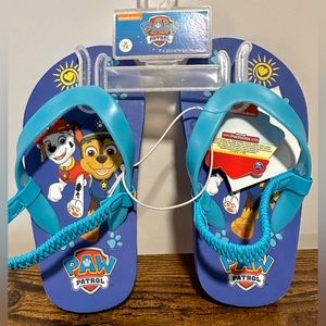 Paw Patrols Toddler Boys Flip Flop Sandals NWT Size M7/8